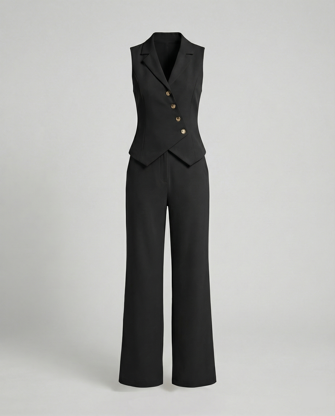 EB | Elegantes Jumpsuit Satz für Jeden Anlass Damen Anzug
