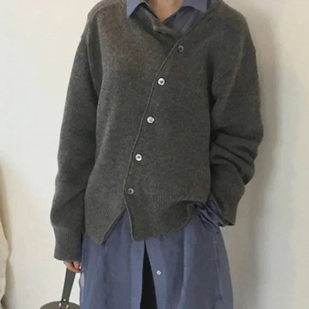 EB | Bequeme Jacke mit Knopfdetails