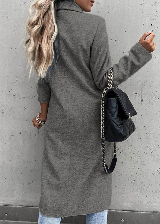 EB | Winterjacke für Damen - langer Mantel mit klassischem Stil