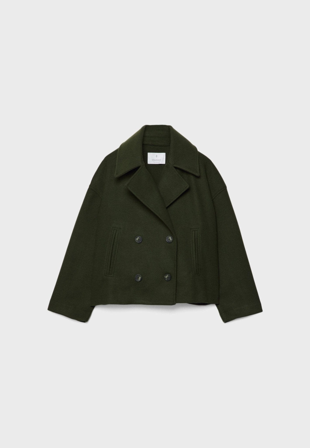 EB | Moderne Cropped Jacke Doppelreiher