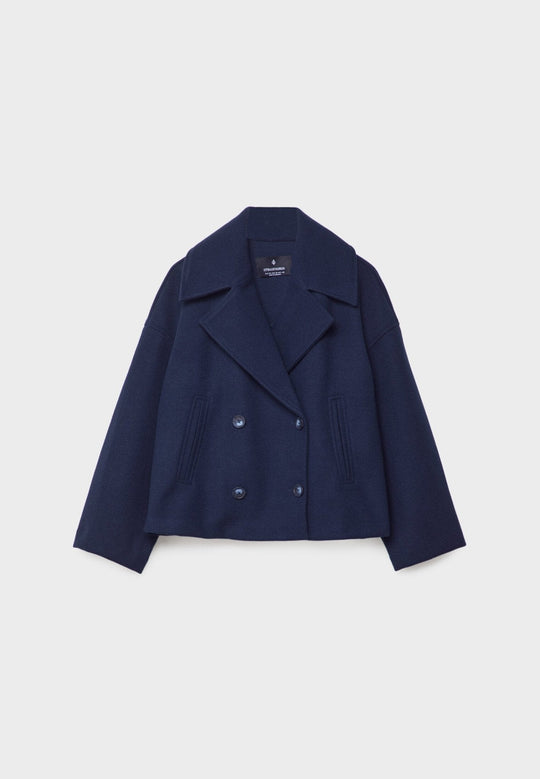 EB | Moderne Cropped Jacke Doppelreiher
