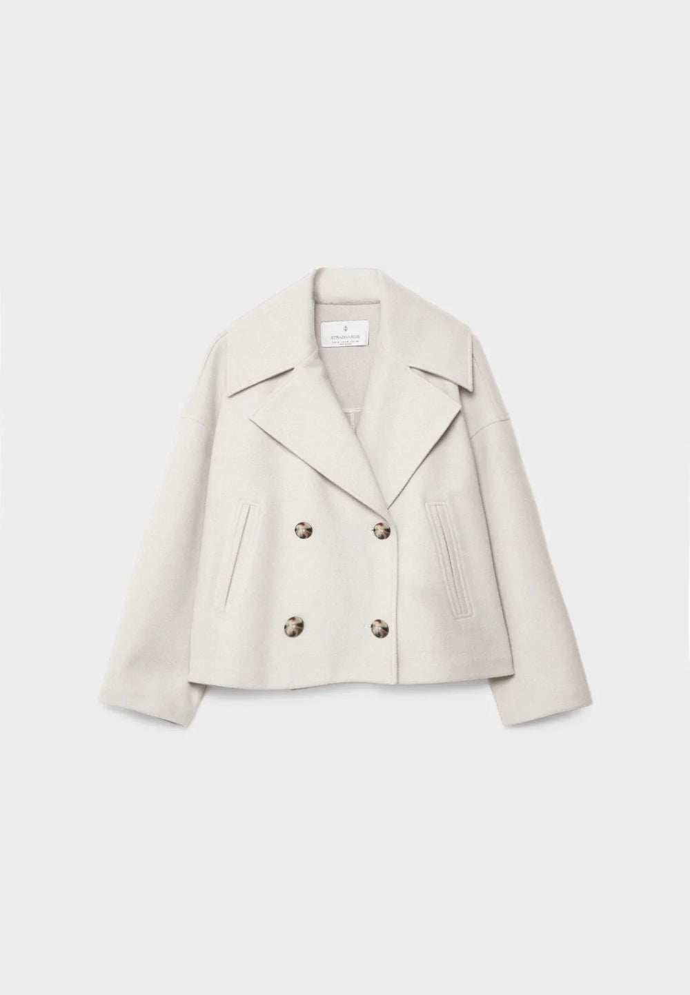 EB | Moderne Cropped Jacke Doppelreiher