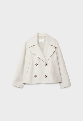 EB | Moderne Cropped Jacke Doppelreiher