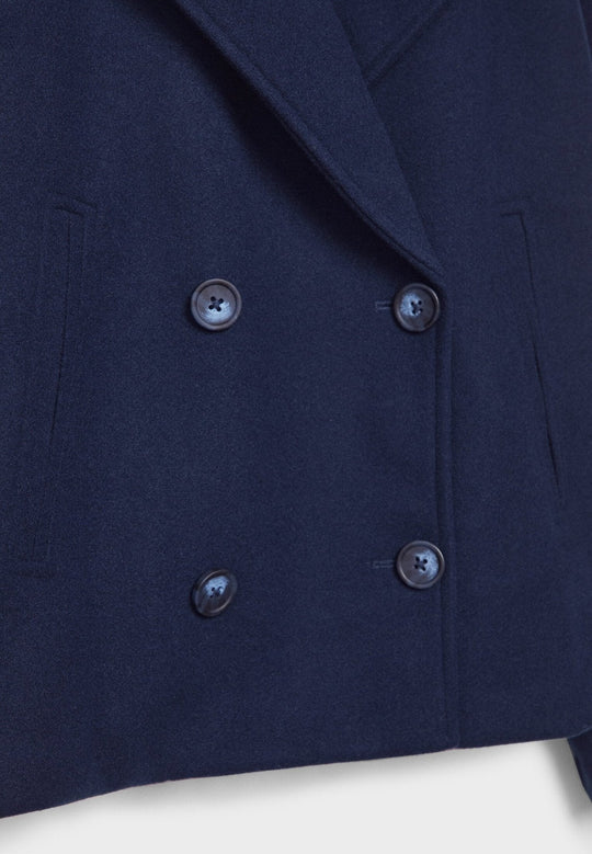 EB | Moderne Cropped Jacke Doppelreiher