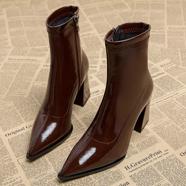 EB |  Damen-Stiefeletten mit hohem Absatz