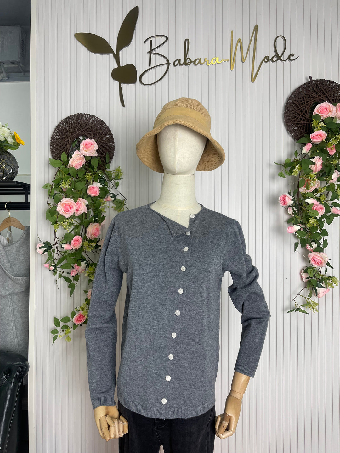 EB | Einfache Solide Langärmelige Pullover