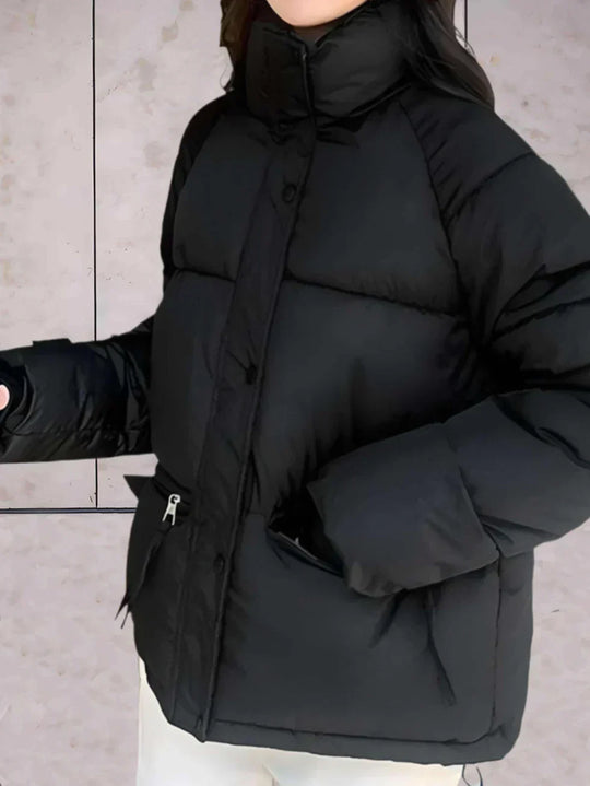 EB | Parka-Jacke mit Stehkragen und Doppeltem Verschluss