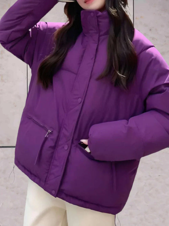 EB | Parka-Jacke mit Stehkragen und Doppelverschluss