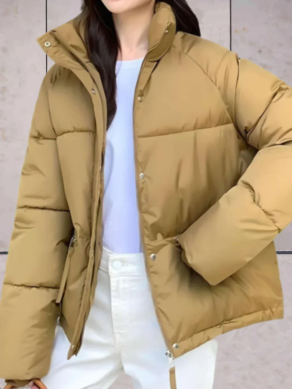 EB | Parka-Jacke mit Stehkragen und Doppelverschluss