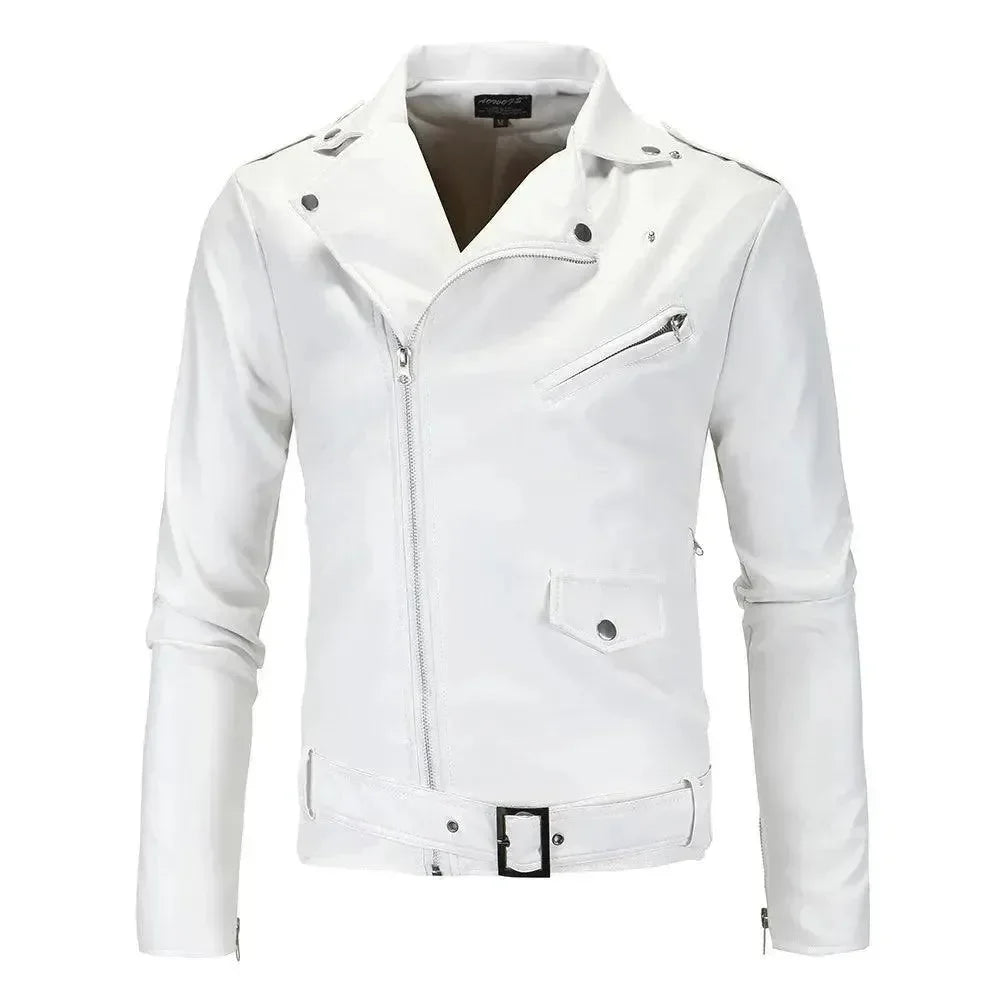 EB | Slim Fit Biker Herren Lederjacke