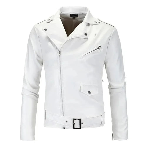 EB | Slim Fit Biker Herren Lederjacke