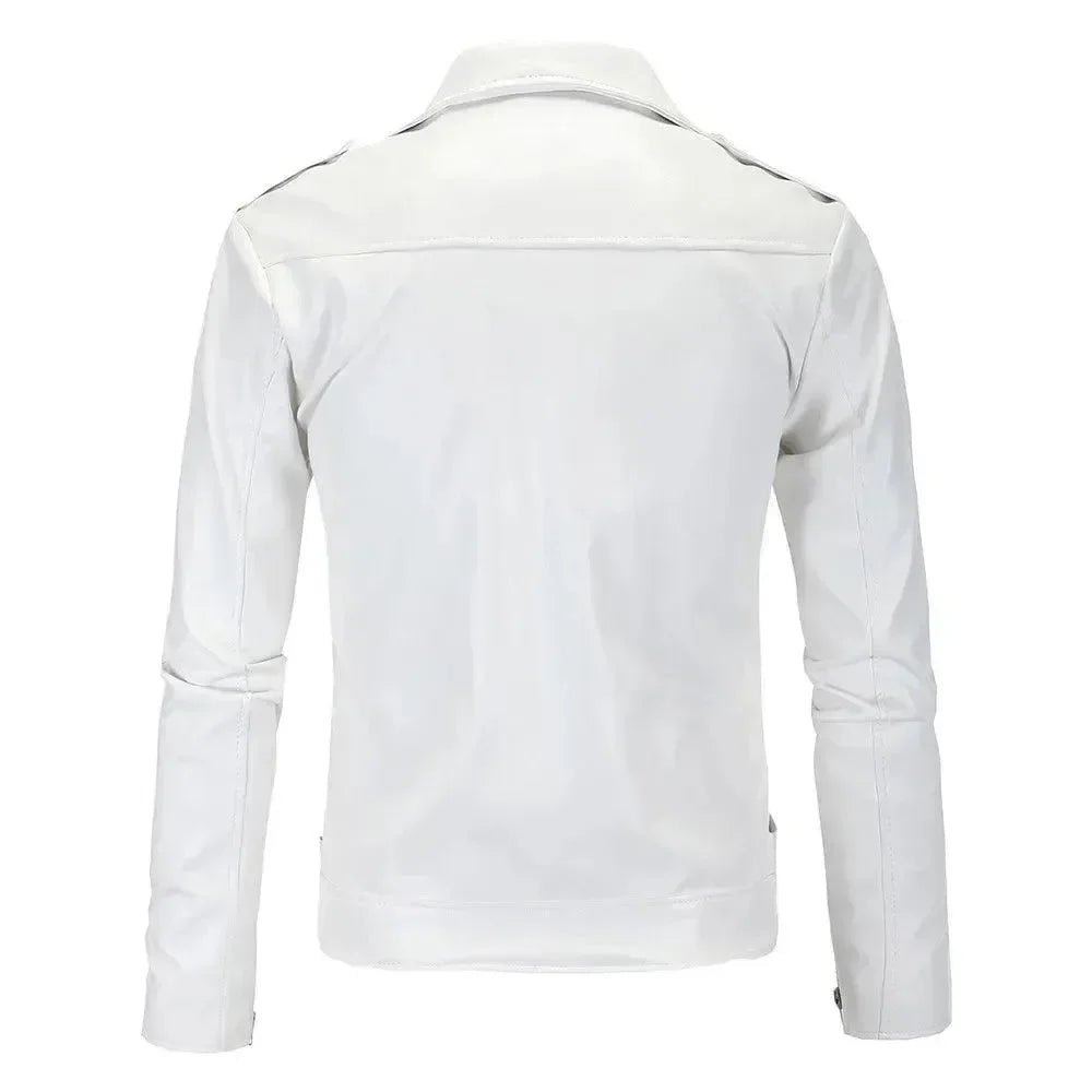 EB | Slim Fit Biker Herren Lederjacke