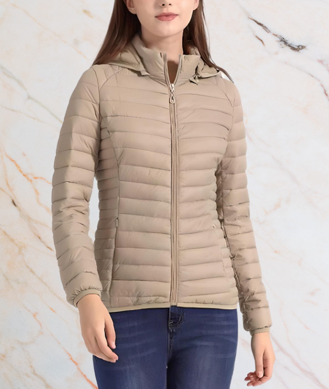 EB | Slim Fit Puffy Jacket mit Reißverschluss - Maylee