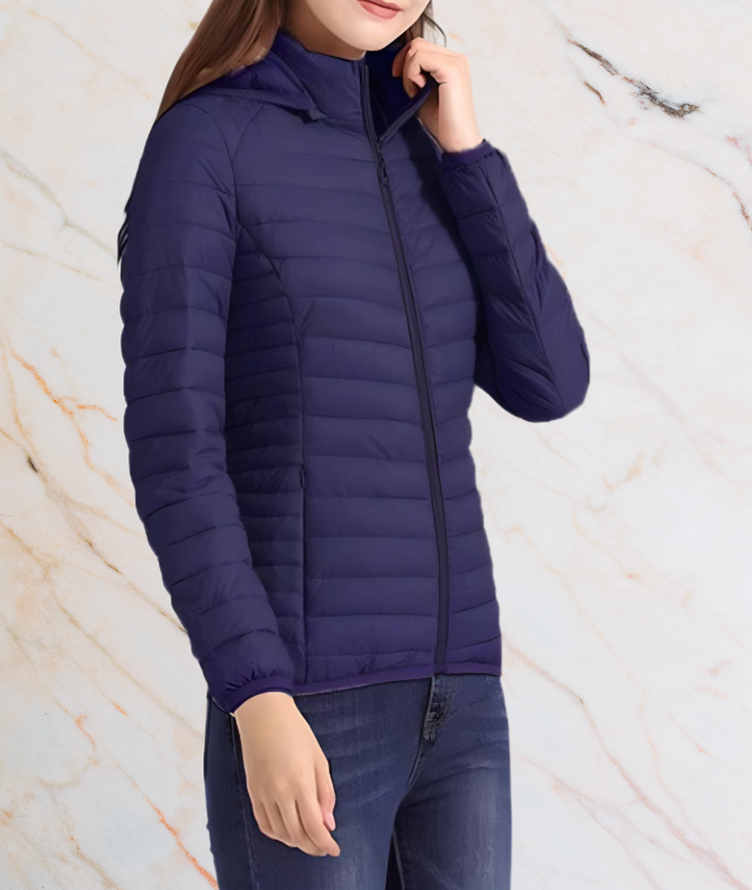 EB | Slim Fit Puffy Jacket mit Reißverschluss - Maylee