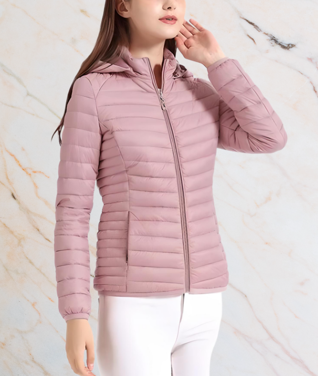 EB | Slim Fit Puffy Jacket mit Reißverschluss - Maylee