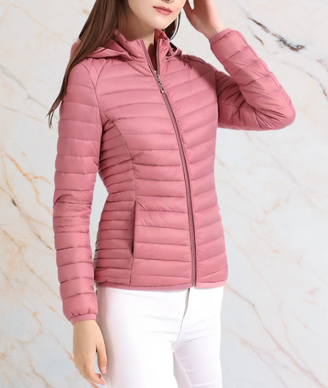EB | Slim Fit Puffy Jacket mit Reißverschluss - Maylee