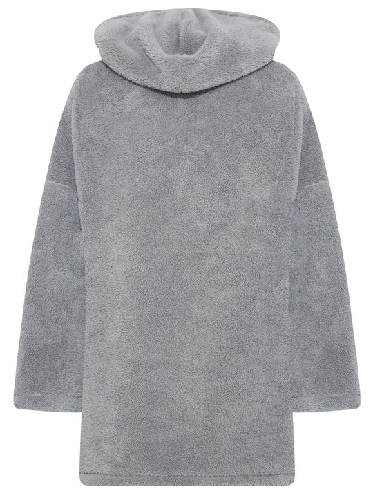 EB | Snuggle Plus Übergrößen Teddy Hoodie Kleid