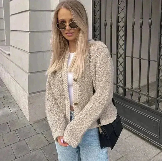 EB | Gemütlicher Teddy Cardigan