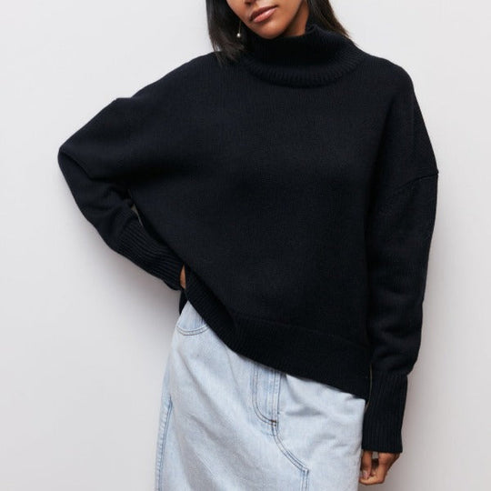 EB | Weicher Oversized Rollkragenpullover