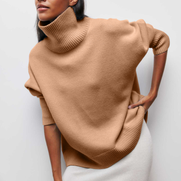 EB | Weicher Oversized Rollkragenpullover
