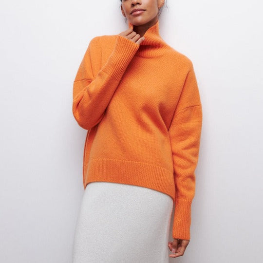 EB | Weicher Oversized Rollkragenpullover