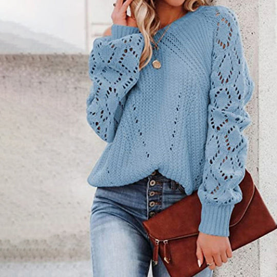EB | Hohlstrickpullover Mit Elegantem Design