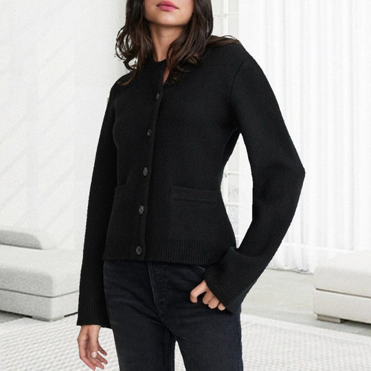 EB | Superweiche Strickjacke mit Knöpfen