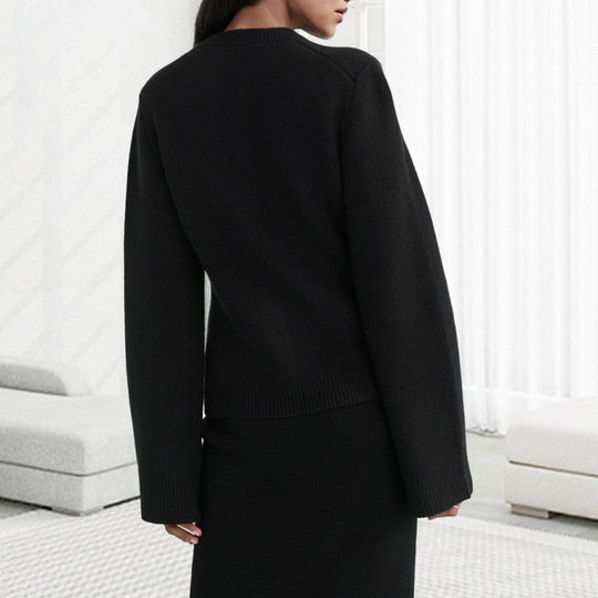 EB | Superweiche Strickjacke mit Knöpfen