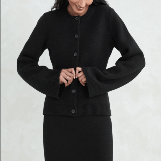 EB | Superweiche Strickjacke mit Knöpfen