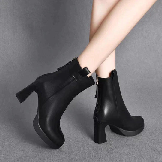 EB | Stylische Stiefel mit Hohen Absätzen und Spitzer Zehe