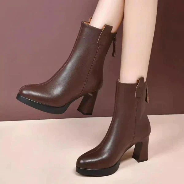 EB | Stylische Stiefel mit Hohen Absätzen und Spitzer Zehe