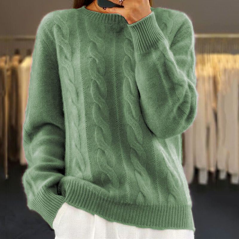 EB | Sweater - Gemütlicher Damen Langarm Strickpullover