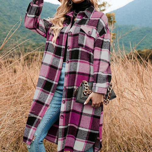 EB | Sophisticated Checkered Jacket For Women