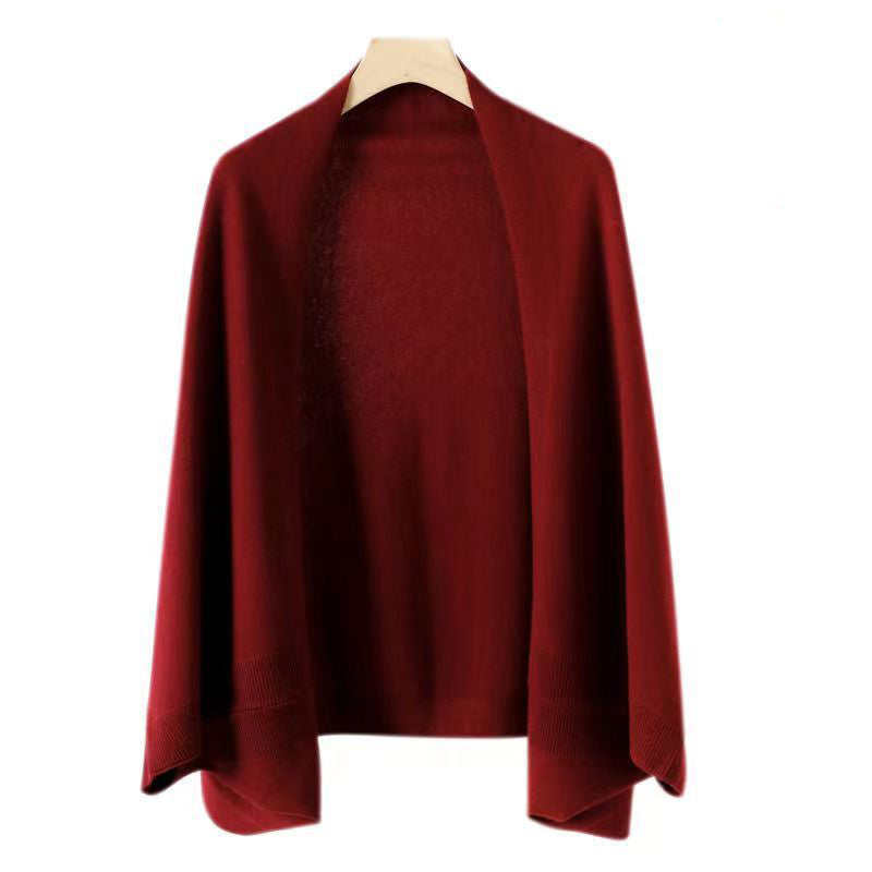 EB | Faux Warmer Doppelschal Schal Strickjacke