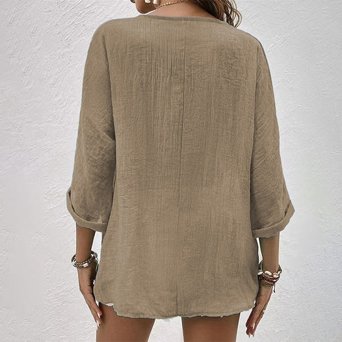 EB | Stylisches T-Shirt mit V-Ausschnitt