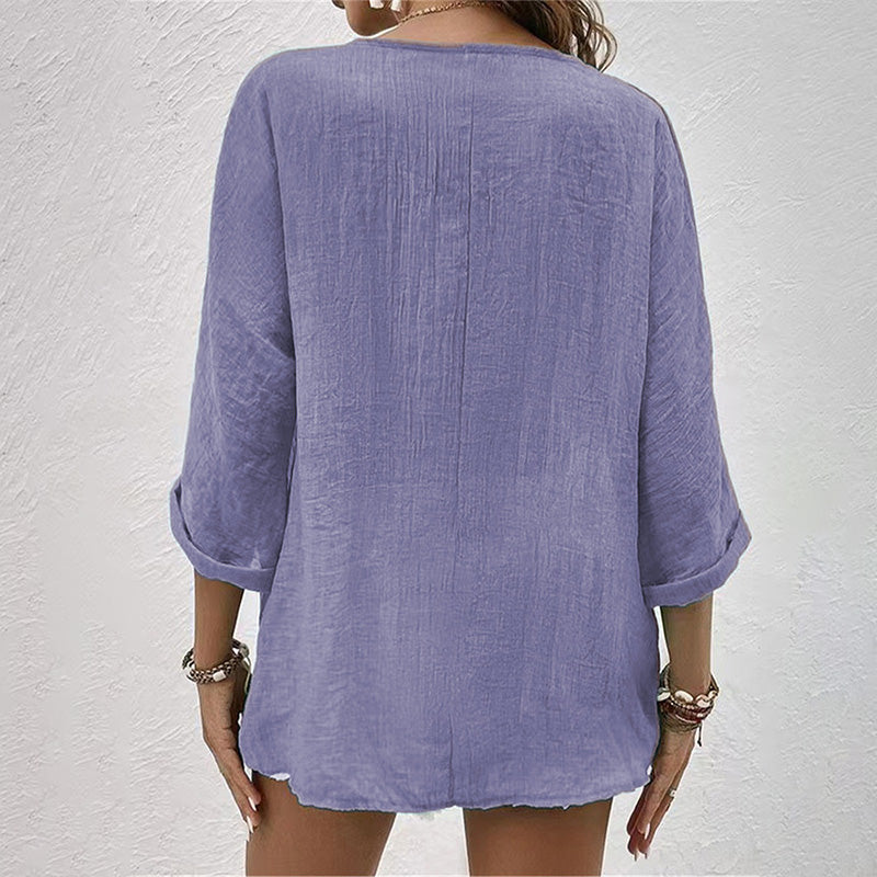 EB | Stylisches T-Shirt mit V-Ausschnitt