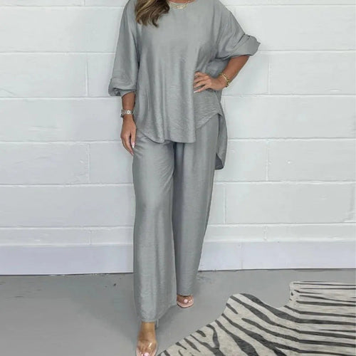 EB | Schickes lockeres Sweatshirt-Set für Frauen