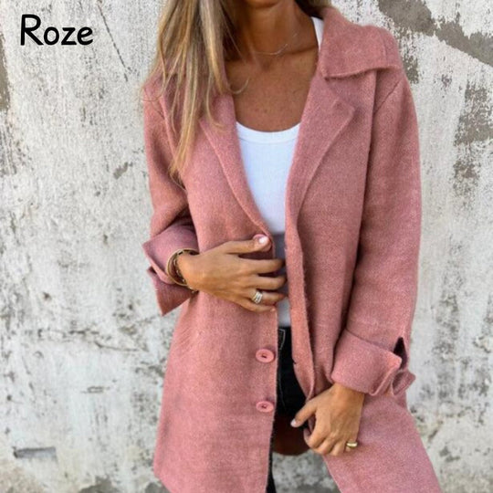 EB | Langer Eleganter Mantel für Damen