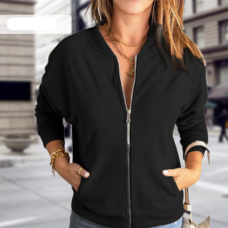 EB | Damen Zip-Up Bomberjacke