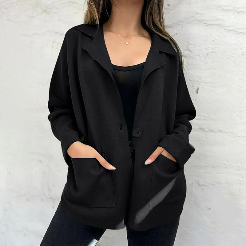 EB | Elegante Jacke mit Taschen für Frauen