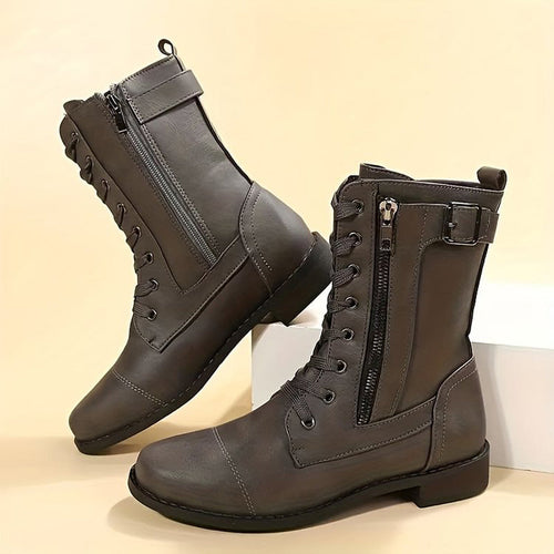 EB | Orthopädische Stiefeletten mit seitlichem Reißverschluss