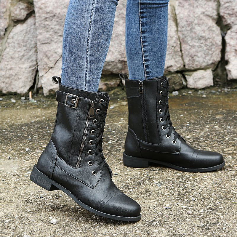 EB | Orthopädische Stiefeletten mit seitlichem Reißverschluss