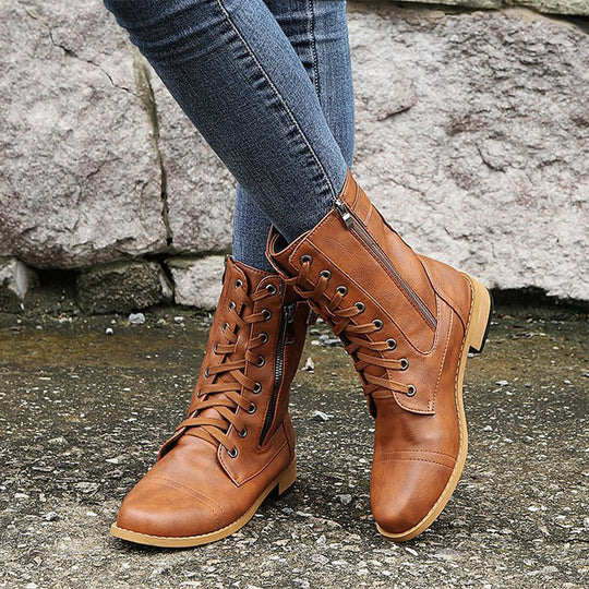 EB | Orthopädische Stiefel mit Seitenzip