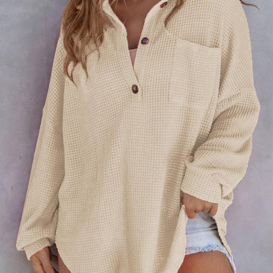EB | Lässiges Waffelstrickhemd