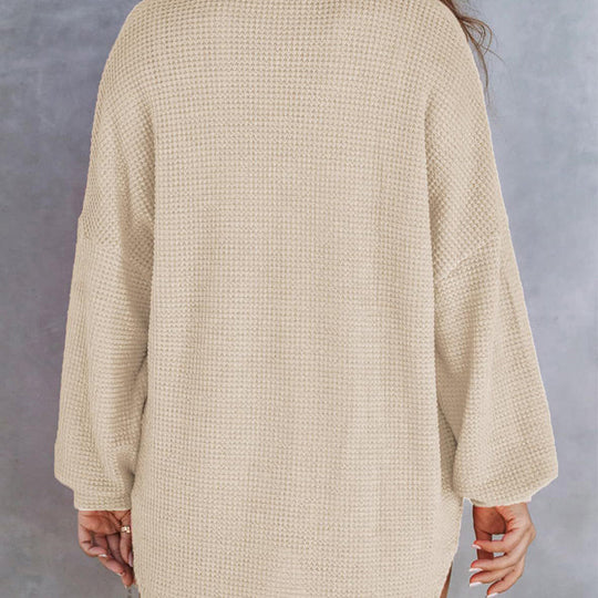 EB | Lässiges Waffelstrickhemd