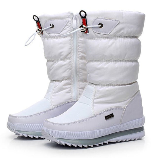 Rutschfeste Und Wasserdichte Schneestiefel Aus Kunstfell EB