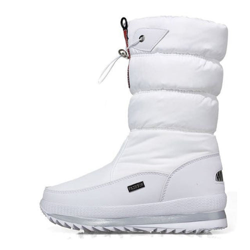 Rutschfeste Und Wasserdichte Schneestiefel Aus Kunstfell EB