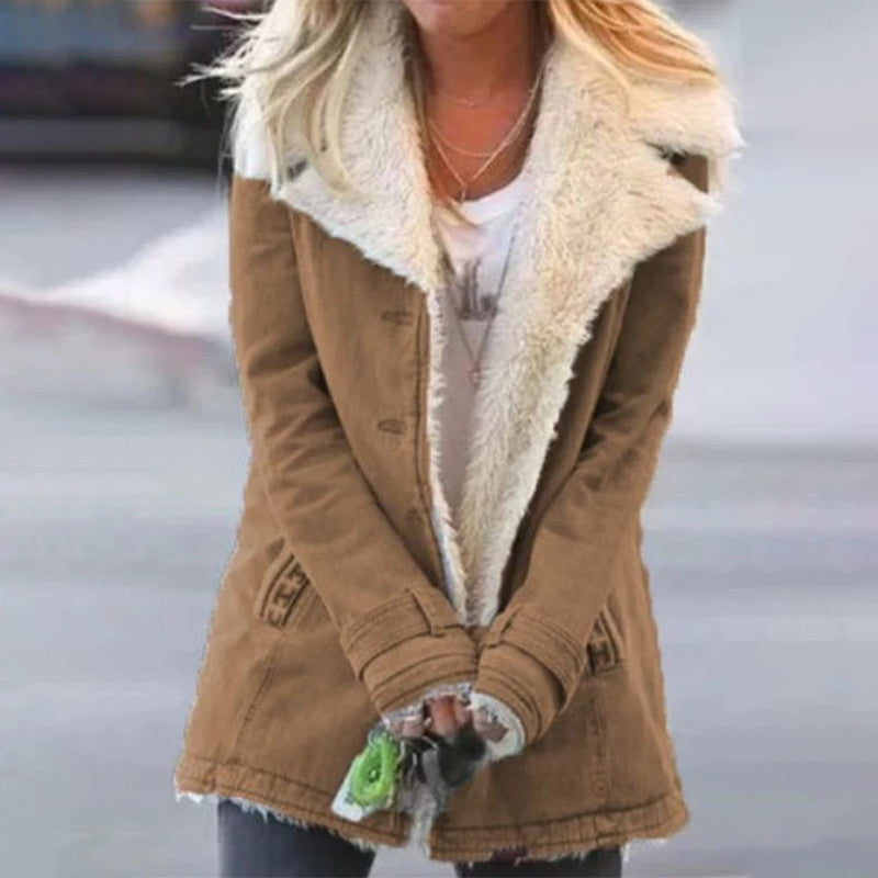 EB | Winterjacke mit Reverskragen für Damen