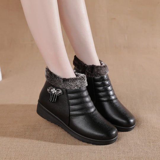 EB | Trendy Warme Kunstfell Winterstiefel für Frauen