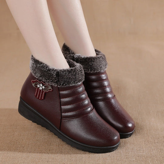 EB | Trendy Warme Kunstfell Winterstiefel für Frauen